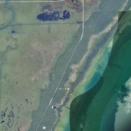 North Key Largo High Resolution Satellite Map