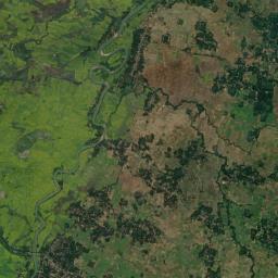 Bamangola community development block High Resolution Satellite Map