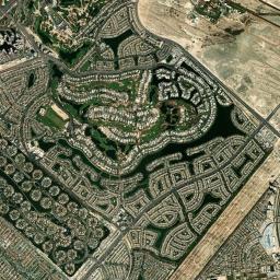 Dubai High Resolution Satellite Map