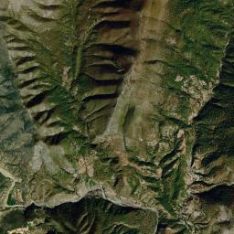 Cañón de Vacas High Resolution Satellite Map