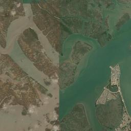 Keti Bandar High Resolution Satellite Map