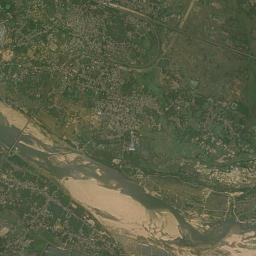 Mejia community development block High Resolution Satellite Map