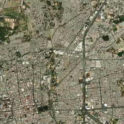 San Luis Potosí High Resolution Satellite Map