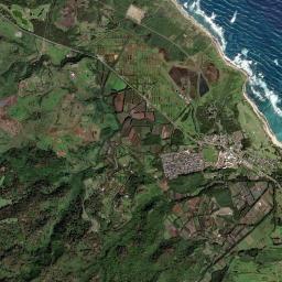 Kahuku High Resolution Satellite Map