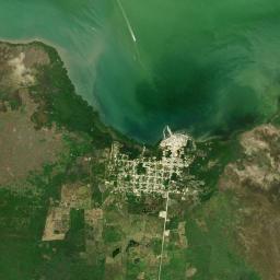 Chiquilá High Resolution Satellite Map