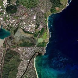 Marine Corps Base Hawaii - MCBH High Resolution Satellite Map