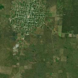 Dzilam González High Resolution Satellite Map