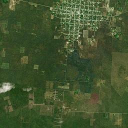 Telchac Pueblo High Resolution Satellite Map