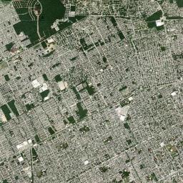 Cancún High Resolution Satellite Map