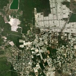 Dzityá High Resolution Satellite Map