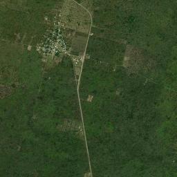 Yaxcopoil High Resolution Satellite Map