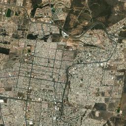 Paseos del Pedregal High Resolution Satellite Map