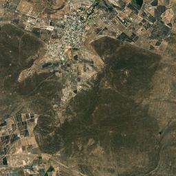 Los Cues High Resolution Satellite Map