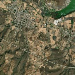 San Lucas Evangelista High Resolution Satellite Map