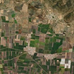 Monte Blanco High Resolution Satellite Map