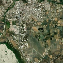 Cuitzeo High Resolution Satellite Map