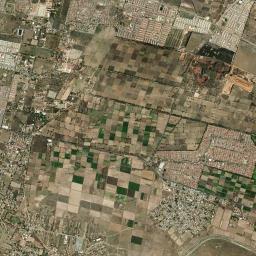 Paseos de San Juan High Resolution Satellite Map