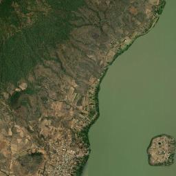 Puácuaro High Resolution Satellite Map
