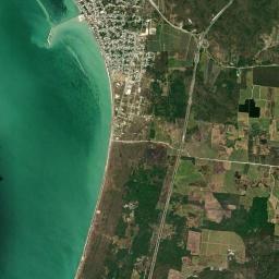 Seybaplaya High Resolution Satellite Map