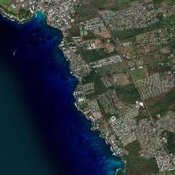 Kailua-Kona High Resolution Satellite Map