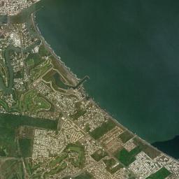 Playa de la Libertad High Resolution Satellite Map