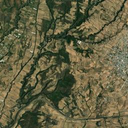 San Juan Amecac High Resolution Satellite Map