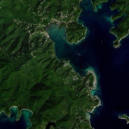 Coral Bay High Resolution Satellite Map