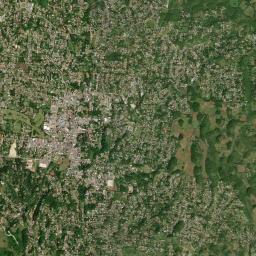 Mandeville Proper High Resolution Satellite Map