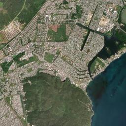 Edgewater High Resolution Satellite Map