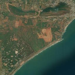 Bhimunipatnam High Resolution Satellite Map
