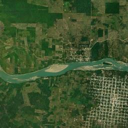 Frontera Corozal High Resolution Satellite Map