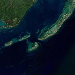 Savannah Bight High Resolution Satellite Map