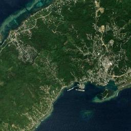 Roatán High Resolution Satellite Map