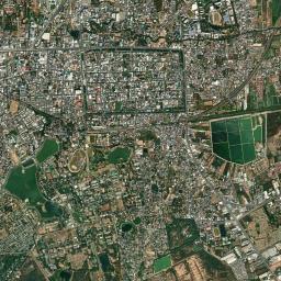 Amphoe Mueang Nakhon Ratchasima High Resolution Satellite Map