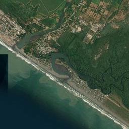 Ocós High Resolution Satellite Map