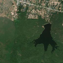 Amphoe Kap Choeng High Resolution Satellite Map