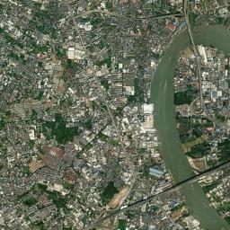 Phra Pradaeng High Resolution Satellite Map