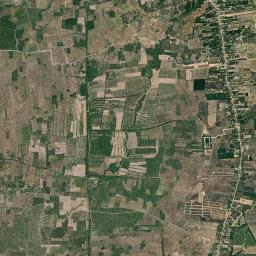 Srŏk Ângkôr Thum High Resolution Satellite Map