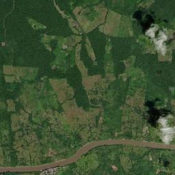 La Cruz de Río Grande High Resolution Satellite Map