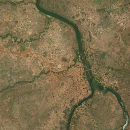 Gaoual High Resolution Satellite Map