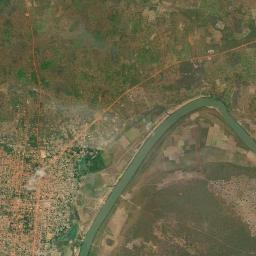 Mandiana High Resolution Satellite Map