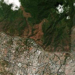 Los Dos Caminos High Resolution Satellite Map