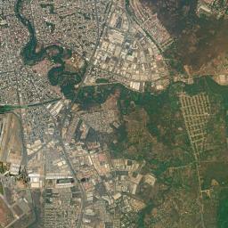 Barcelona High Resolution Satellite Map