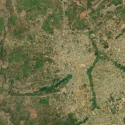 Odienné High Resolution Satellite Map