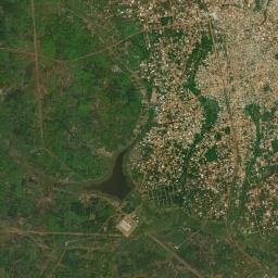 Katiola High Resolution Satellite Map