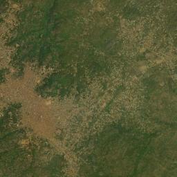 Okeho High Resolution Satellite Map