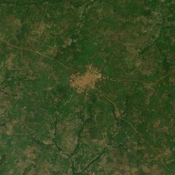 Nkoranza South High Resolution Satellite Map