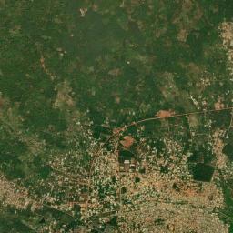 Daoukro High Resolution Satellite Map