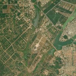 Yamoussoukro High Resolution Satellite Map