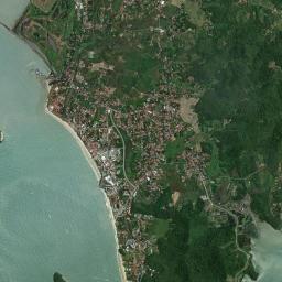 Pantai Cenang High Resolution Satellite Map